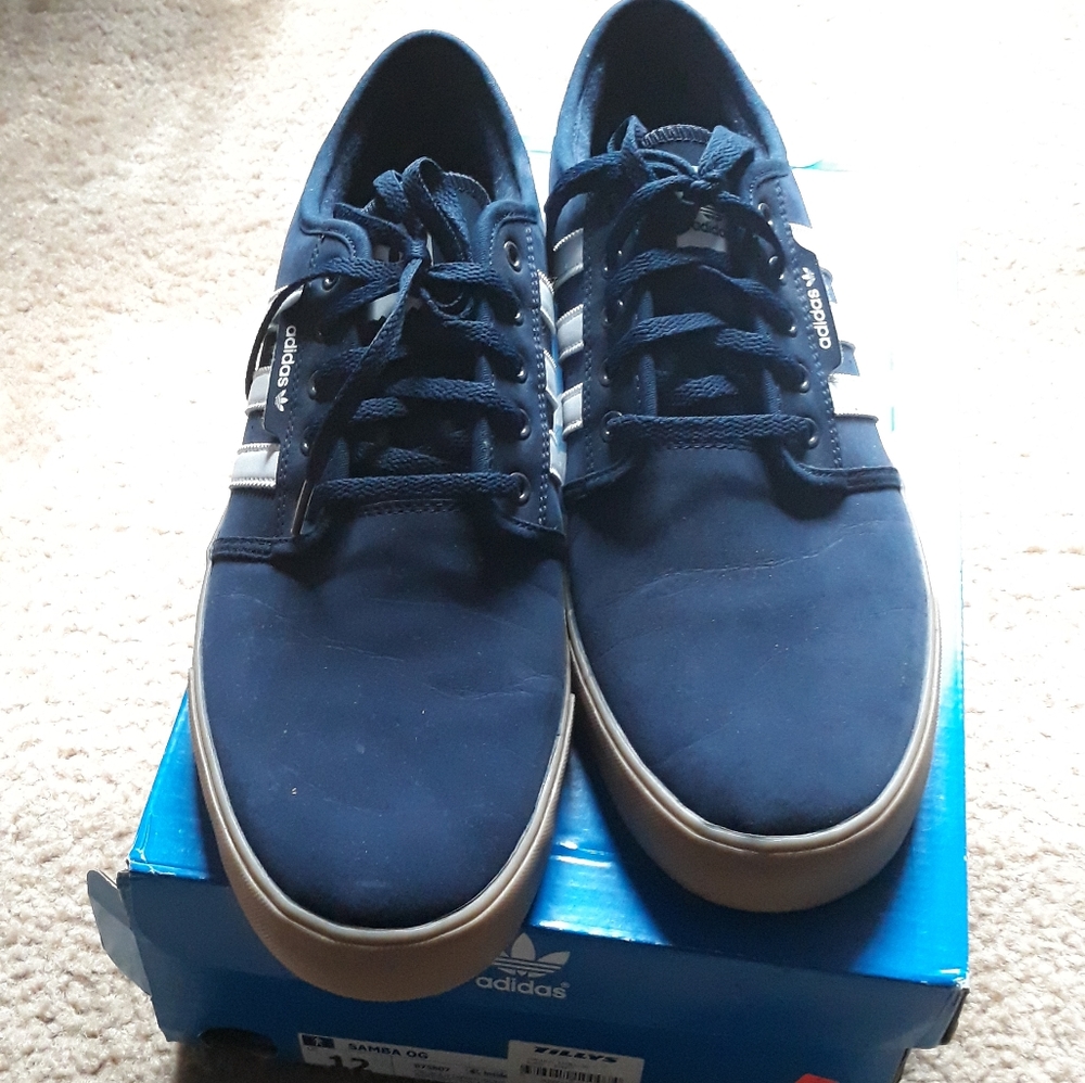 Adidas Blue Shoes